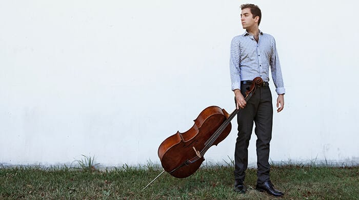 Cellist Tommy Mesa in Bay Atlantic’s Symphony’s Breaking Away!